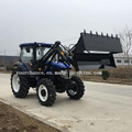 Congo Hot Sale Tz10d 70-100HP 4WD Wheel Farm Tractor Quick Hitch Front End Loader with ISO Ce Certificate